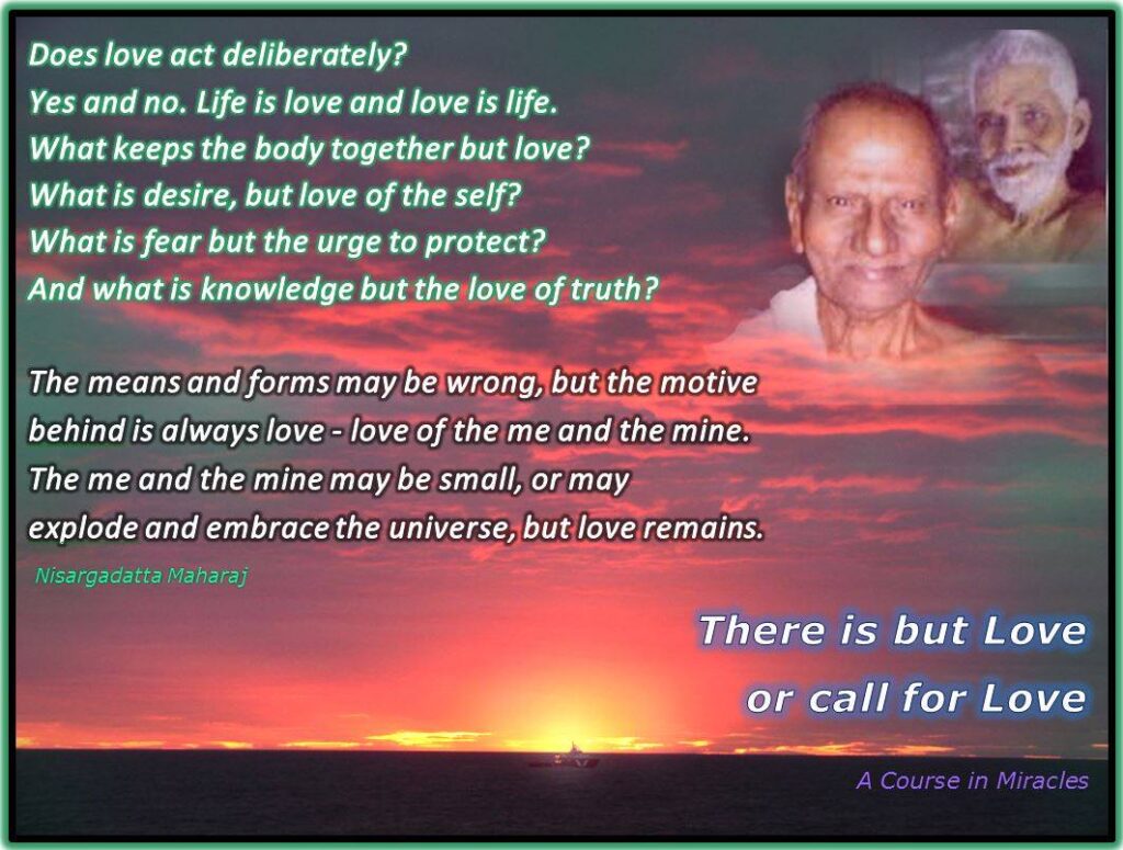 Quote card with Nisargadatta Maharaj and Sailor Bob: There is no such thing as peace of mind — peace is when mind is not